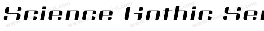 Science Gothic SemiBold字体转换
